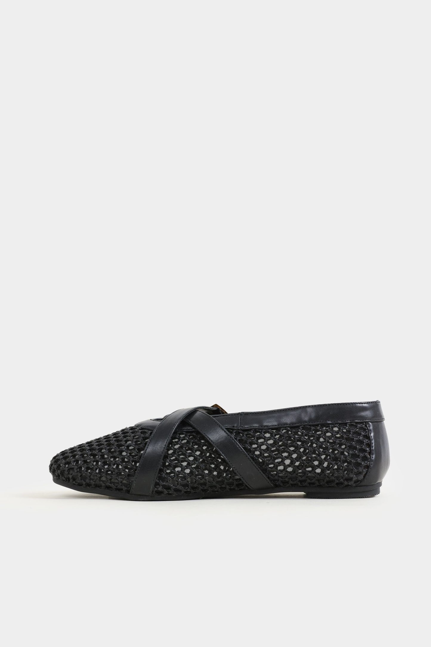 Braided Mesh Ballet Flats