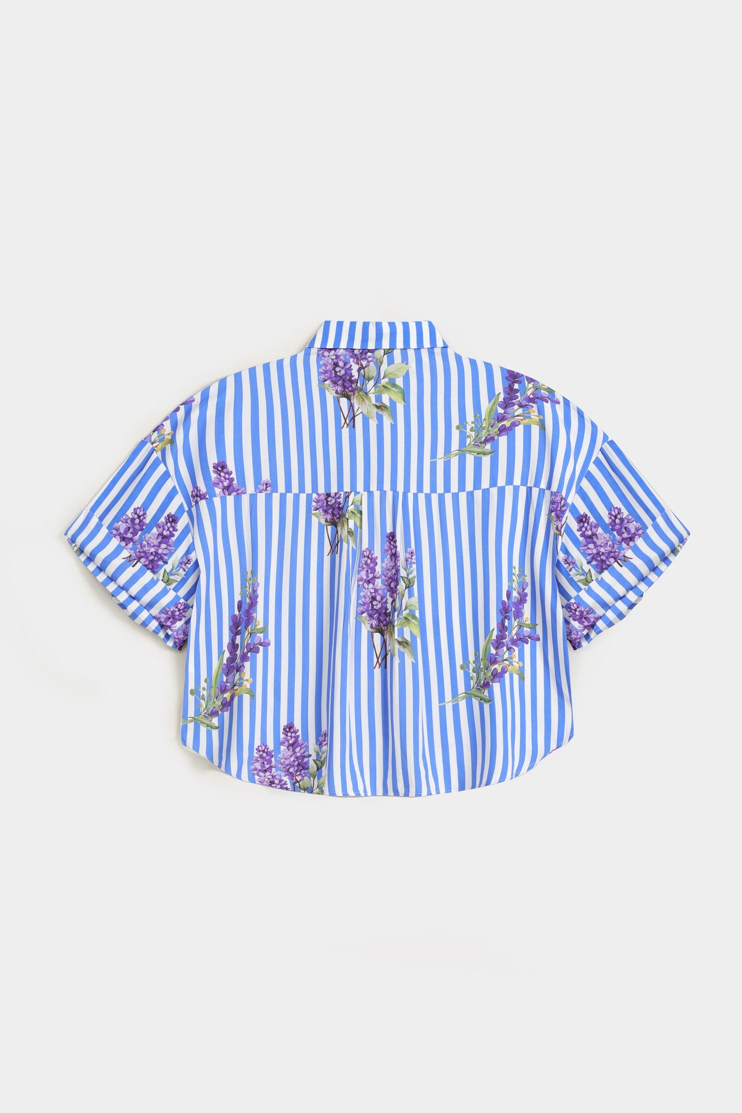 Striped Cropped Shirt