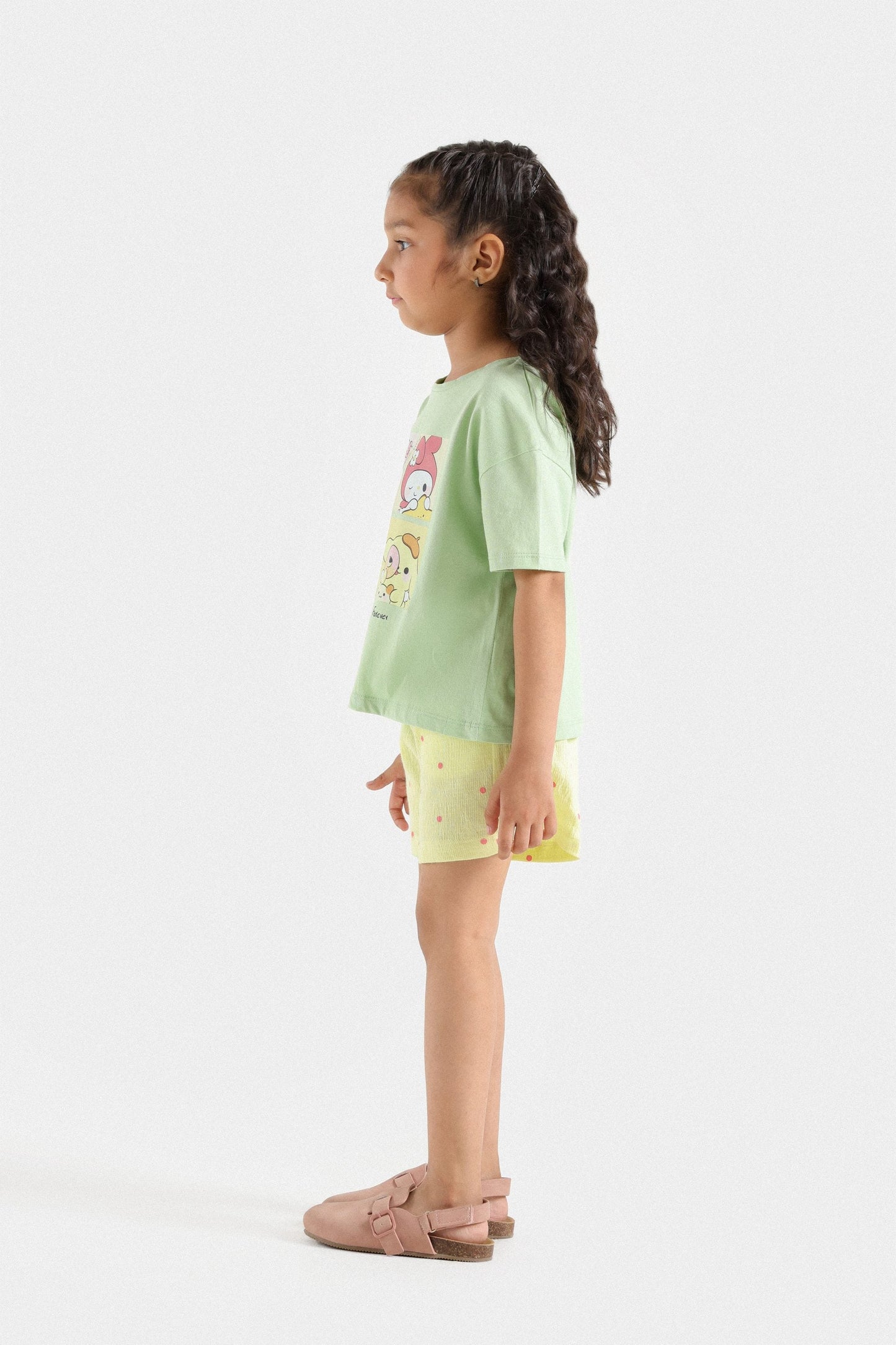 Cropped Graphic T-Shirt