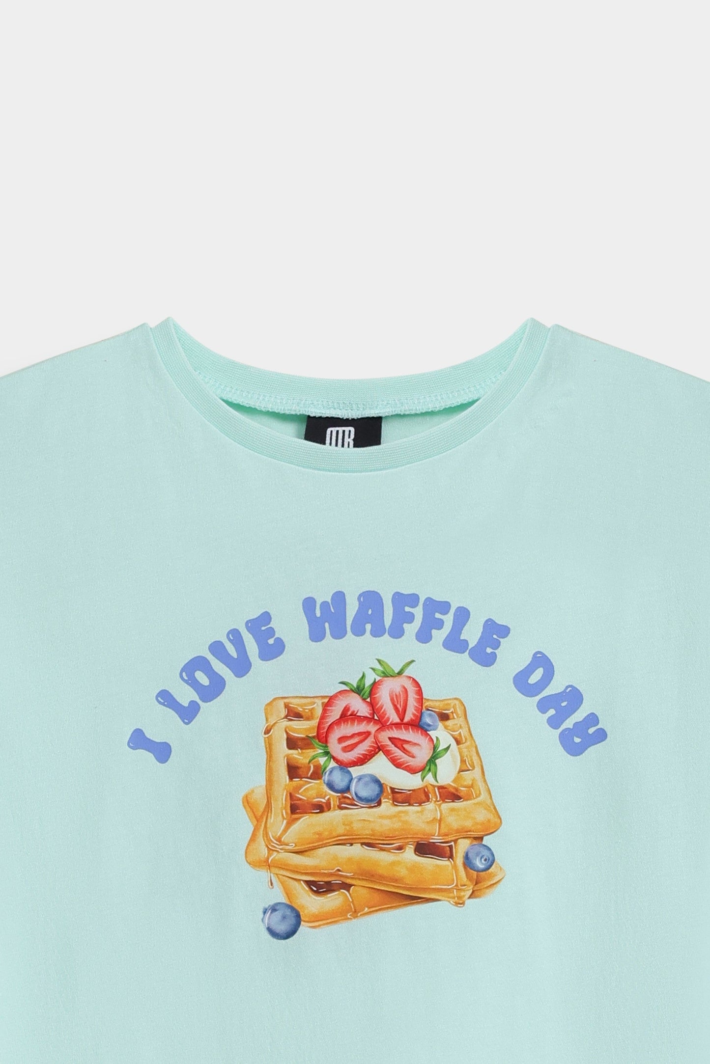 Graphic T-Shirt With Frill Sleeves