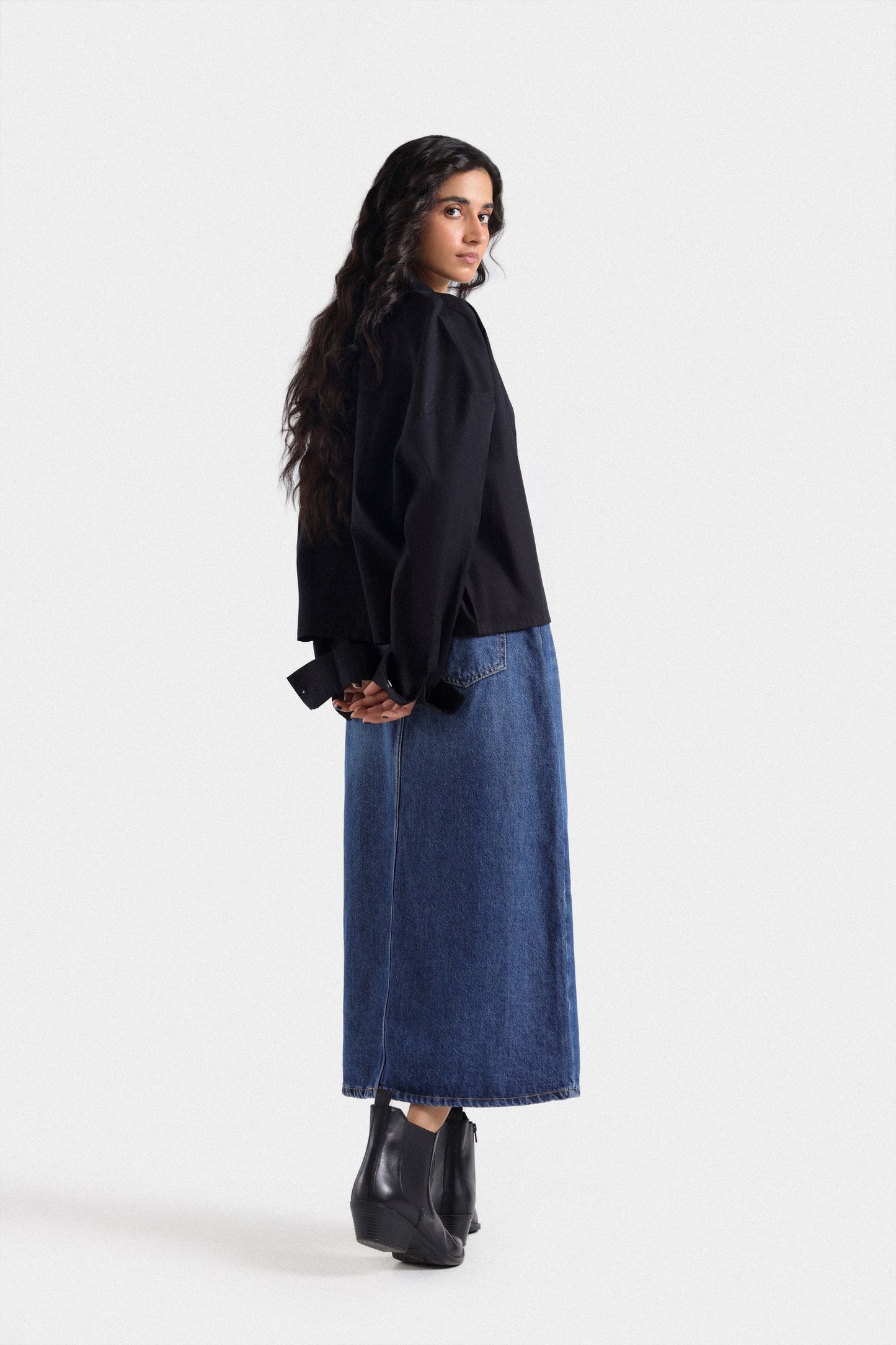 Boxy Super Cropped Shirt