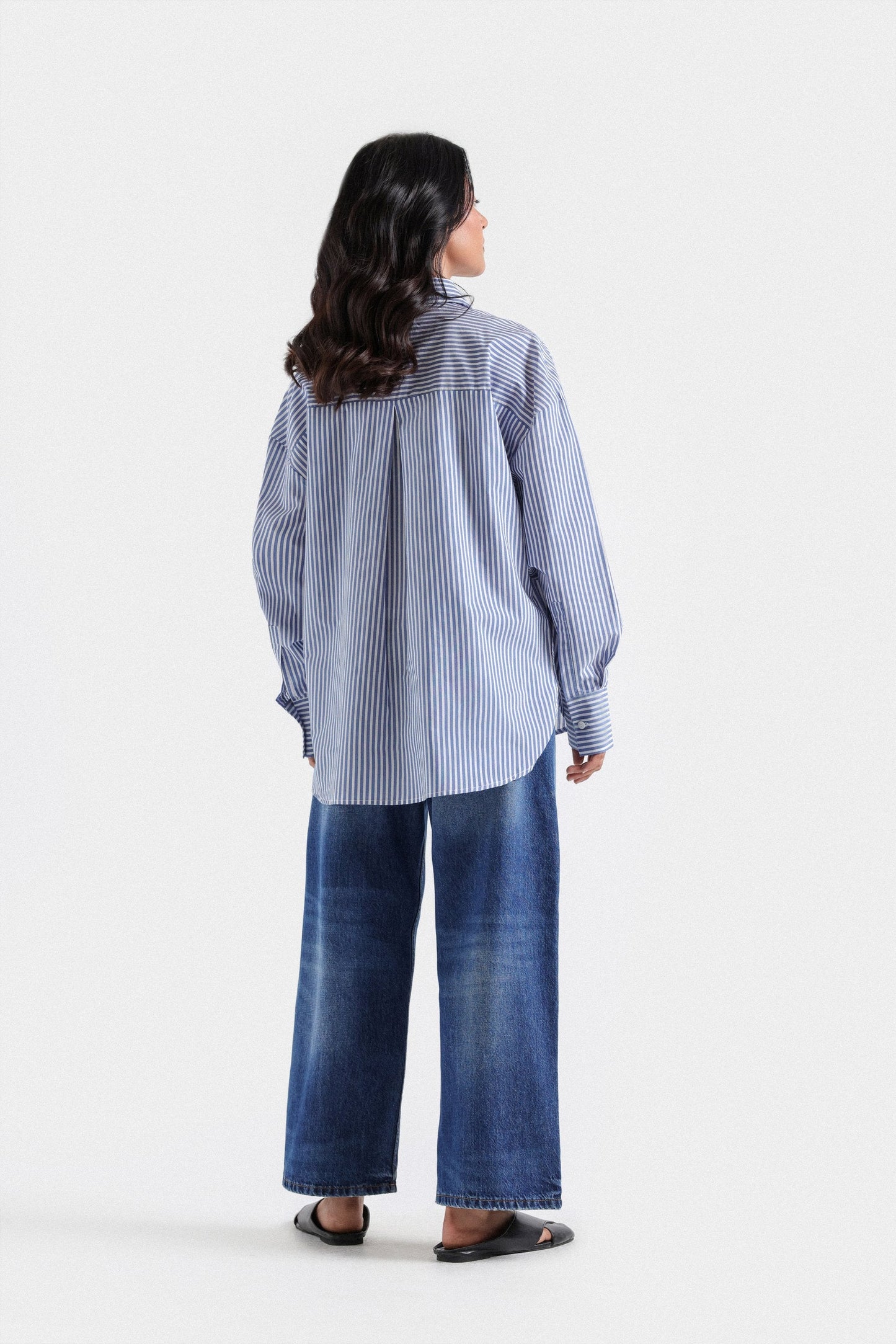 Striped Poplin Shirt