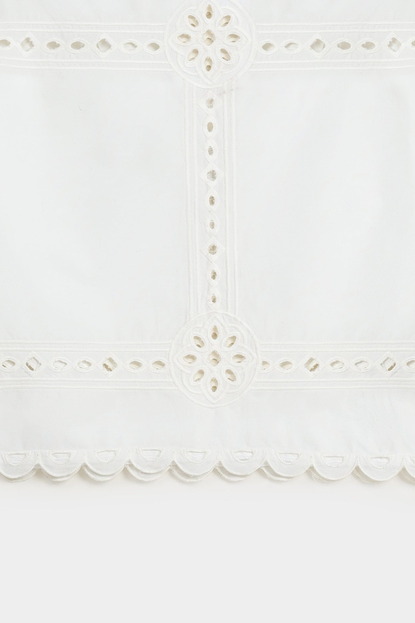 Embroidered Cutwork Top