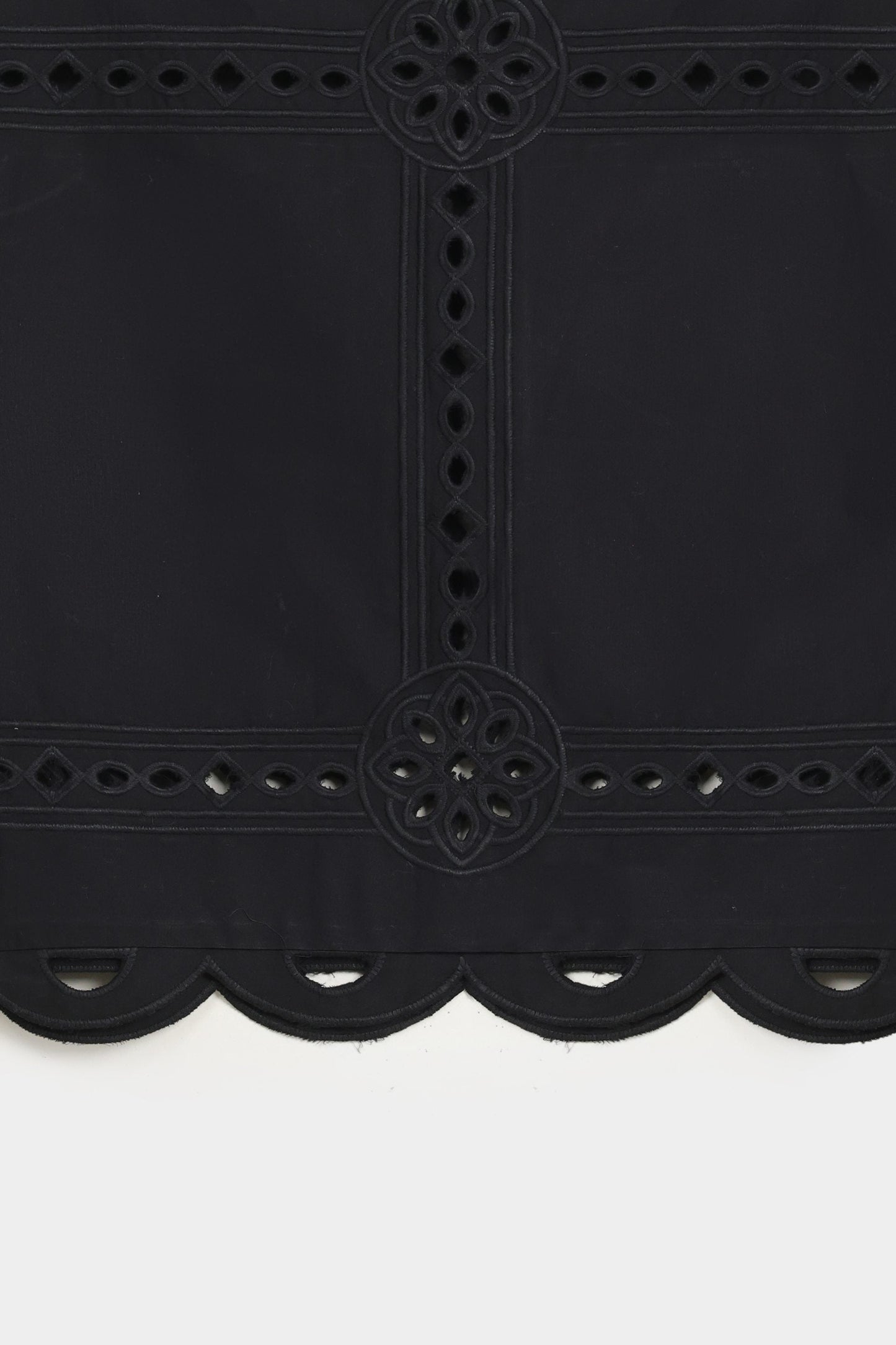 Embroidered Cutwork Top