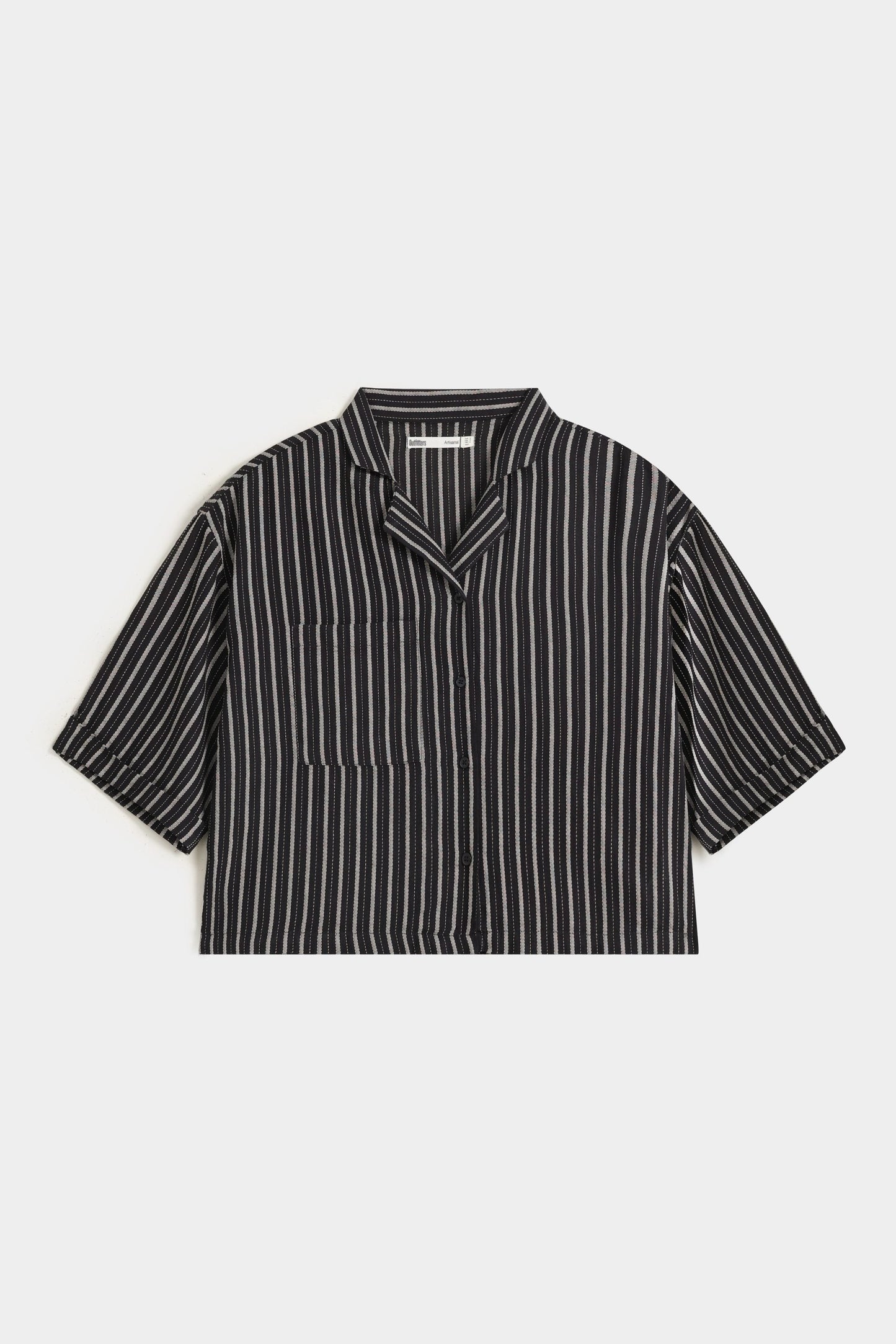 Cropped Striped Shirt