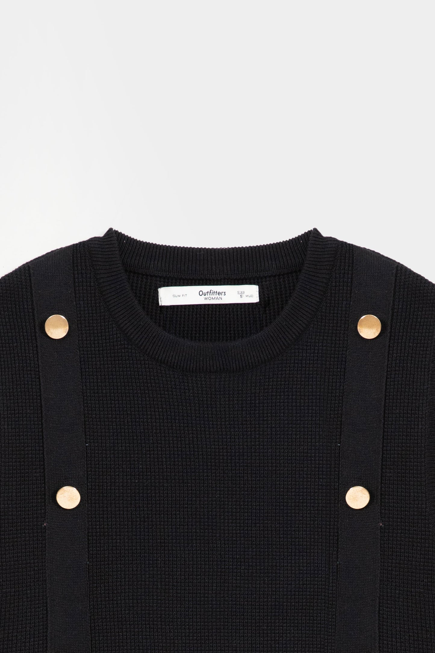 Super Cropped Tank T-Shirt With Buttons