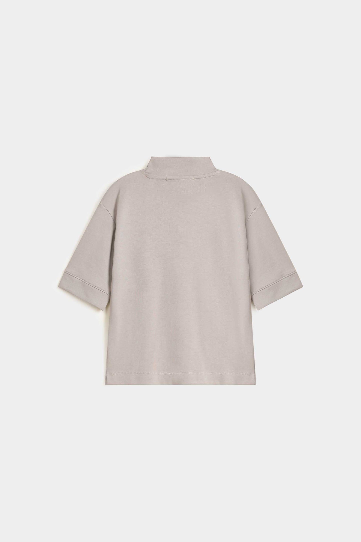 Mock Neck Interlock T-shirt