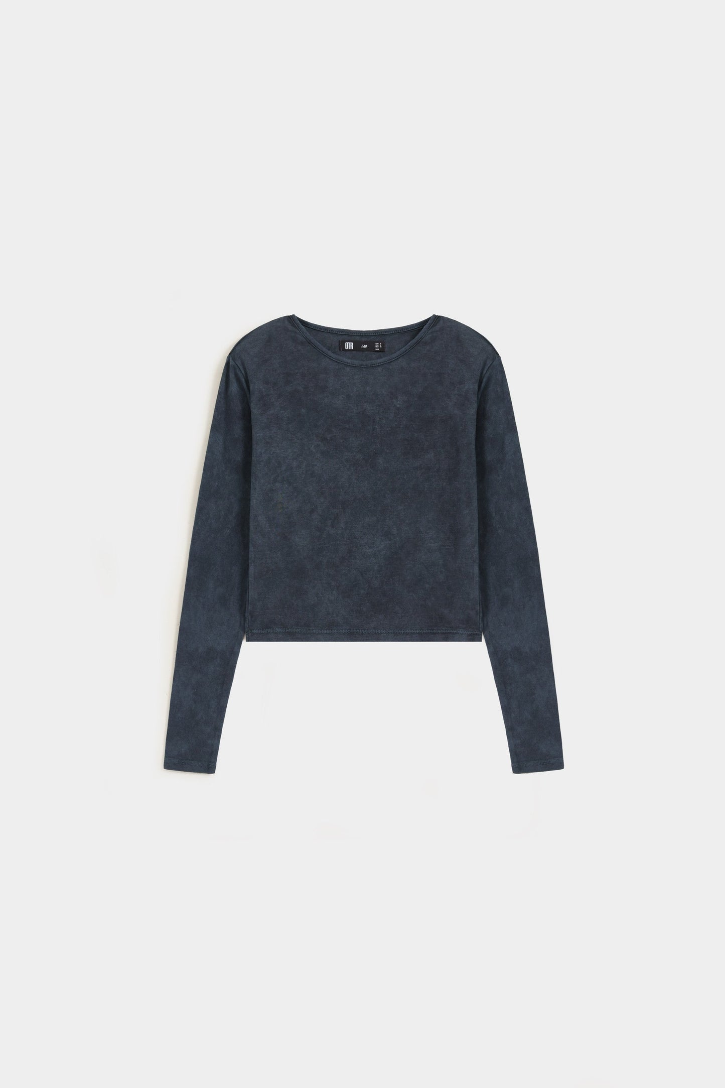 Super Cropped T-shirt With Washed-out Effect