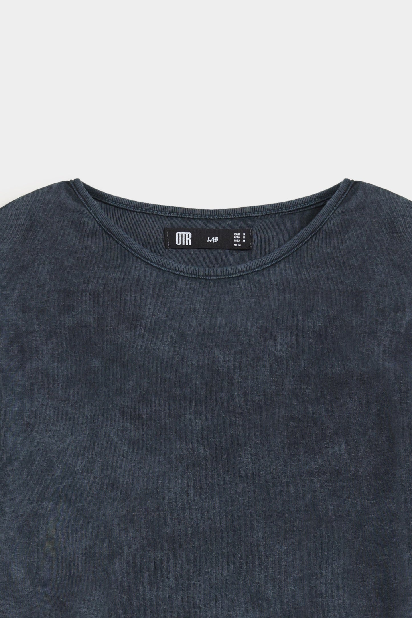 Super Cropped T-shirt With Washed-out Effect