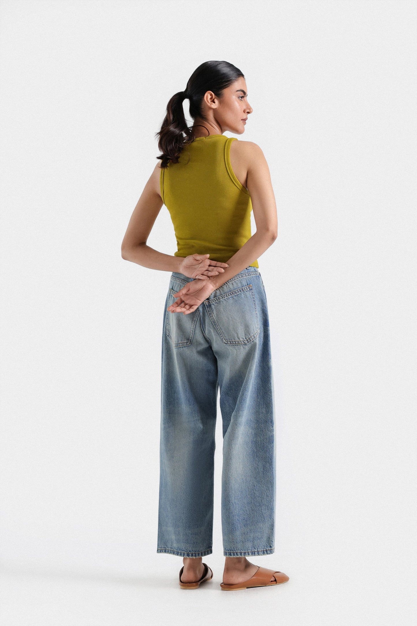 Super Cropped Ribbed Tank Top