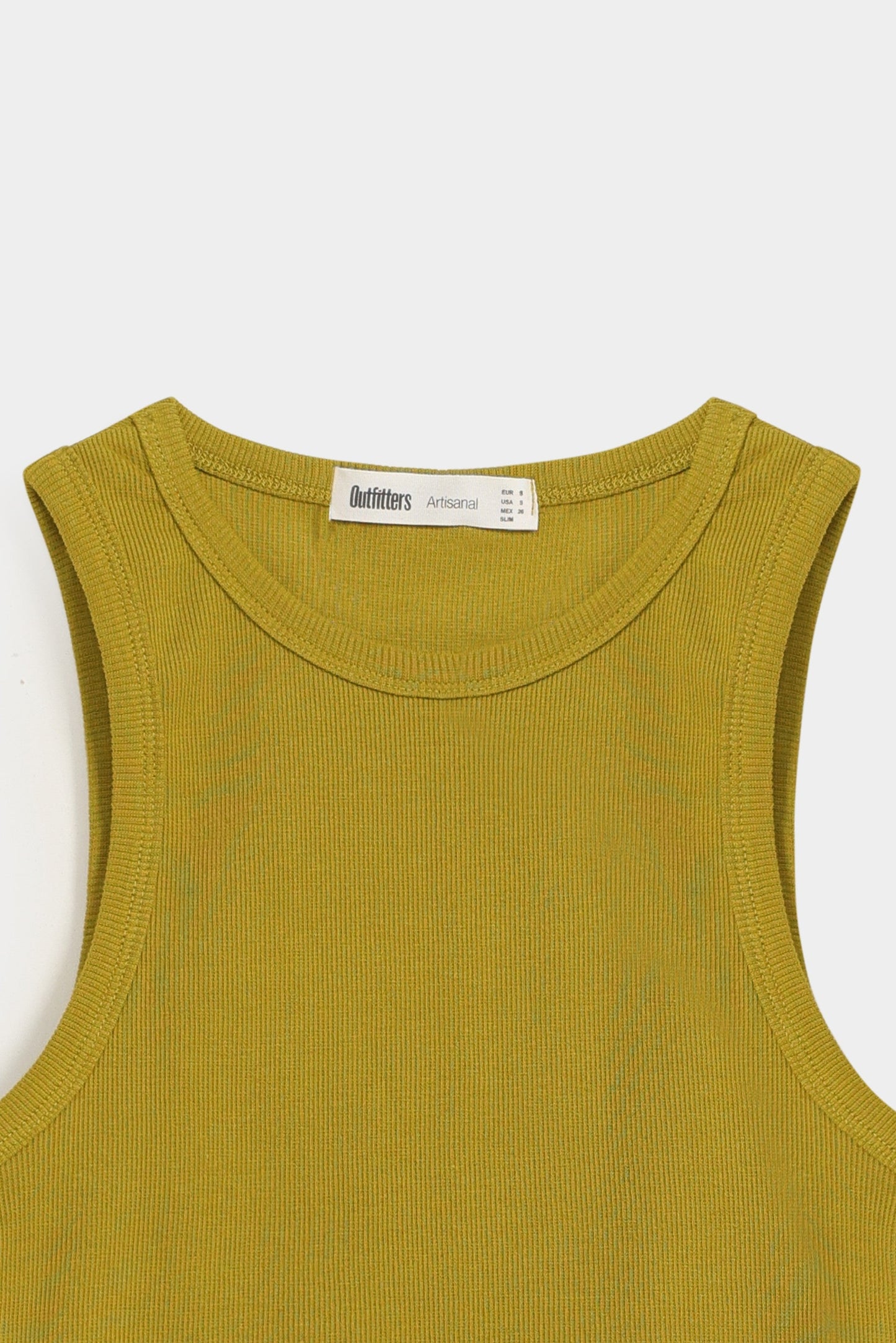 Super Cropped Ribbed Tank Top