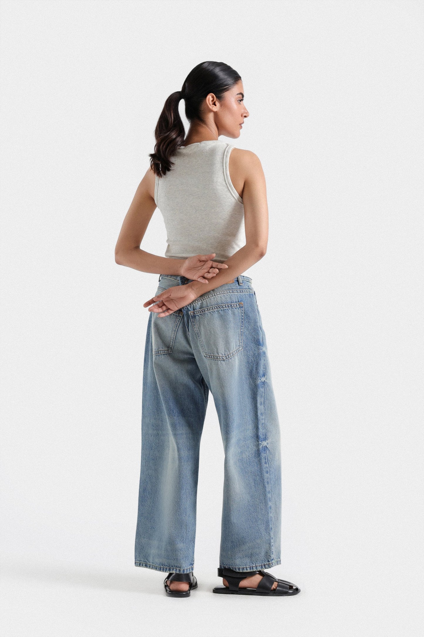 Super Cropped Ribbed Tank Top