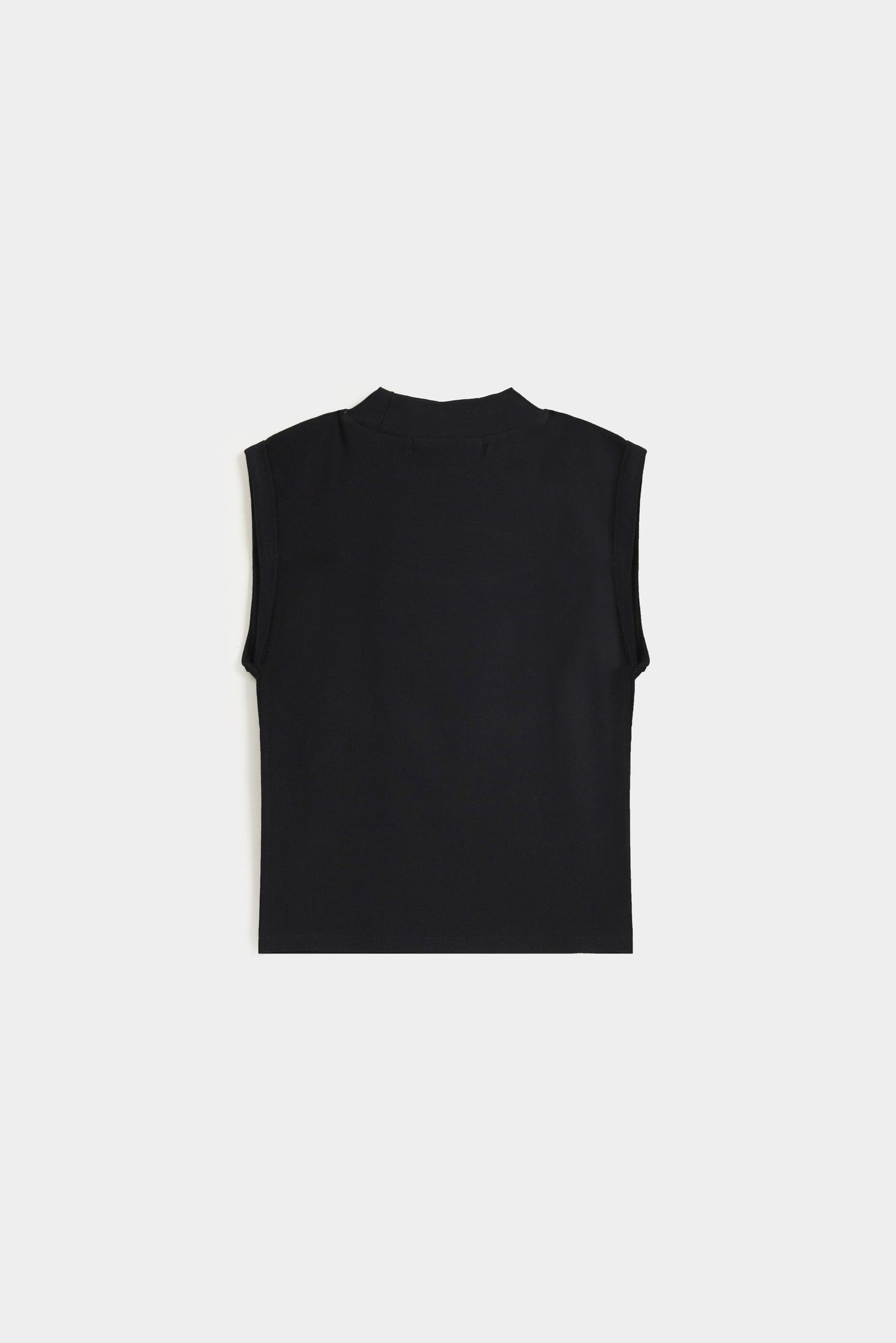 Basic Tank Top With Cutout Detail