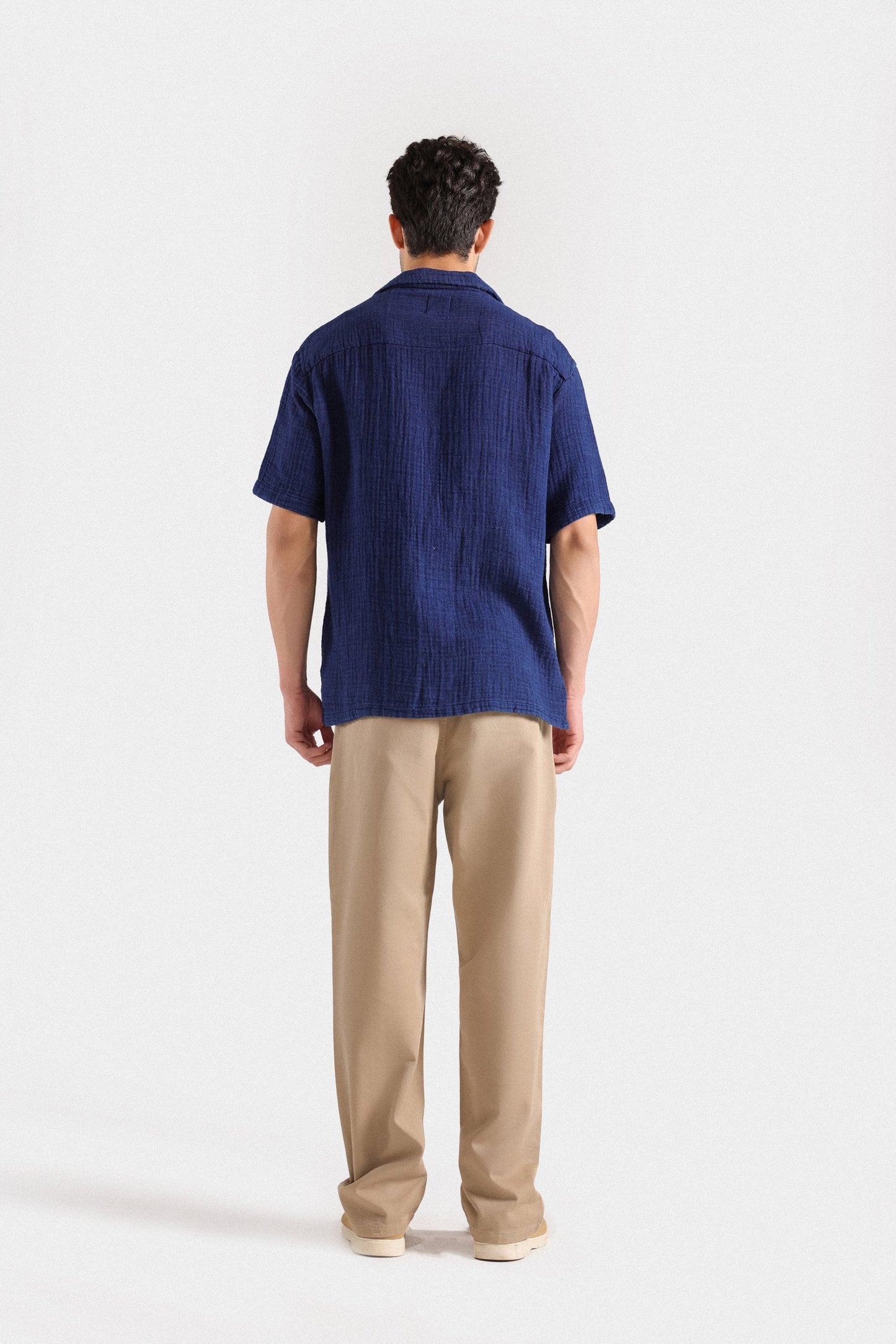 Textured Resort Collar shirt