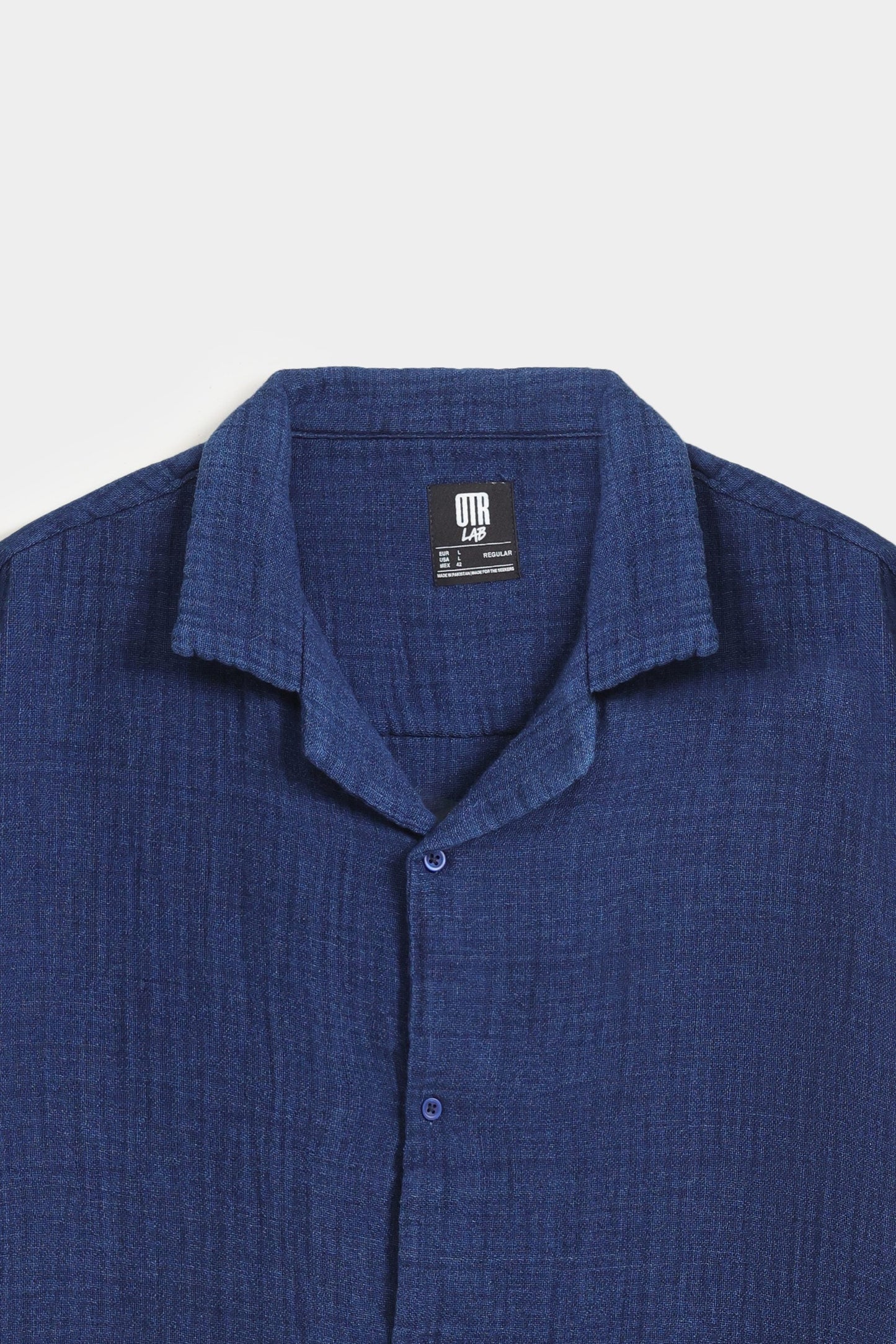 Textured Resort Collar shirt