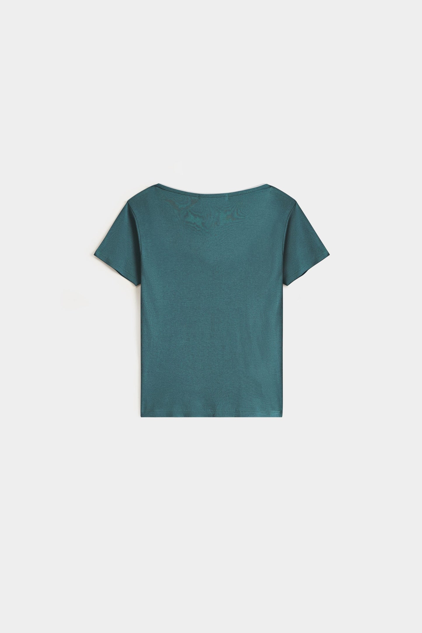 Basic Scoop Neck T-Shirt