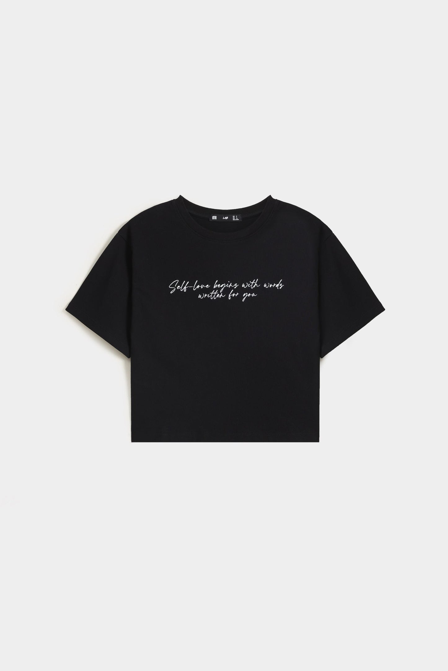 Embroidered Cropped T-Shirt