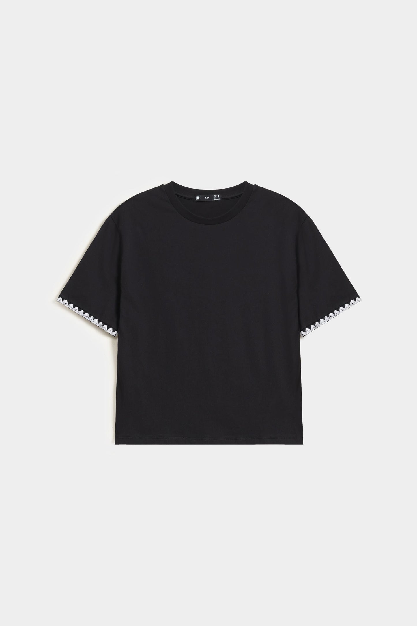 Embroidered Sleeve T-Shirt