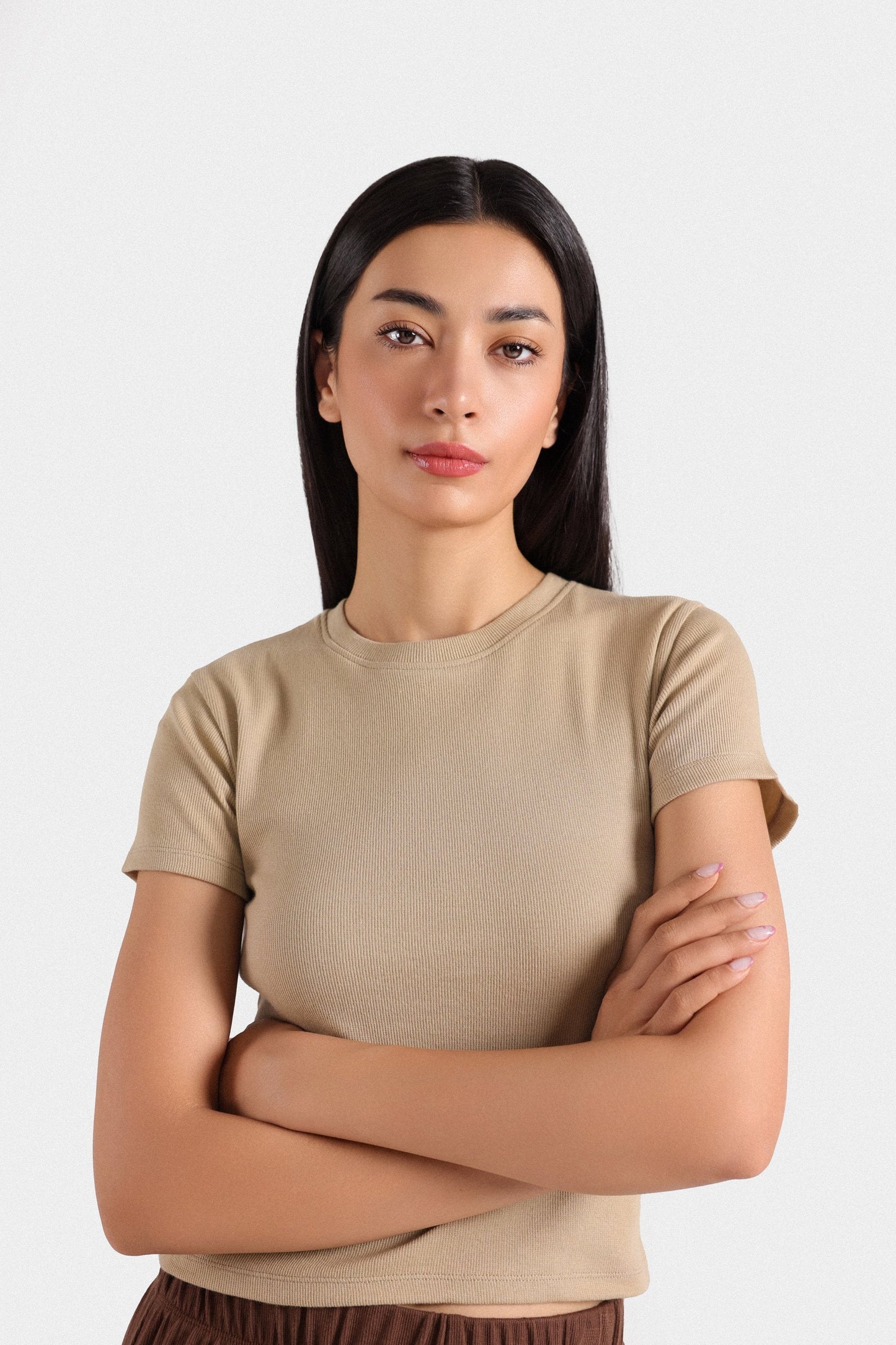 Basic Ribbed T-shirt