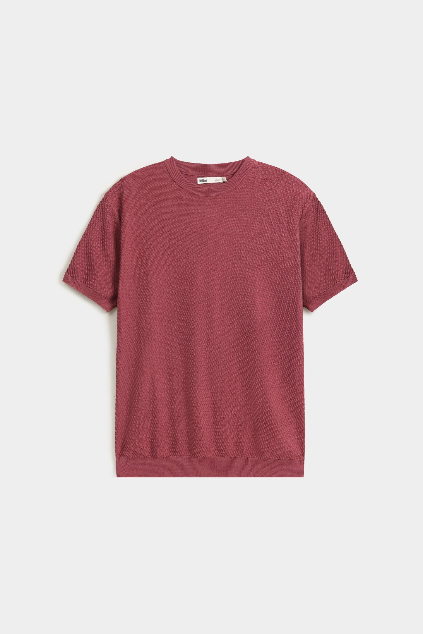 Textured Knitted T-shirt