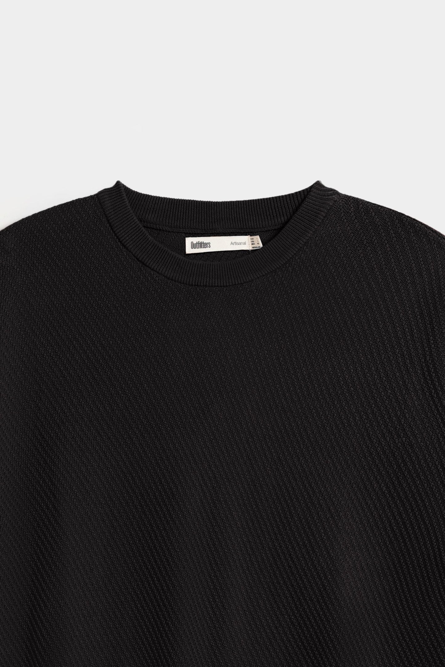 Textured Knitted T-shirt