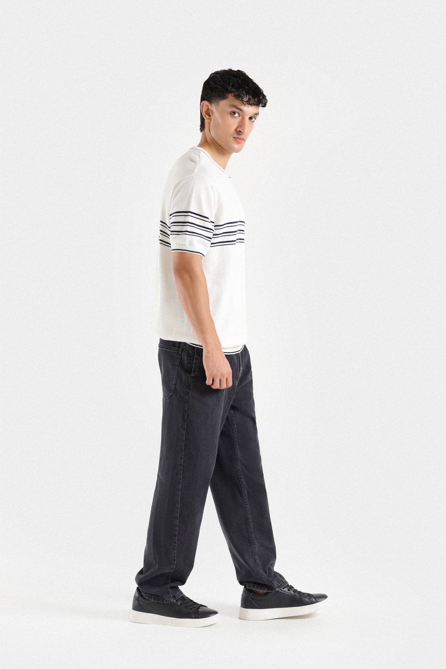 Striped Knitted T-Shirt