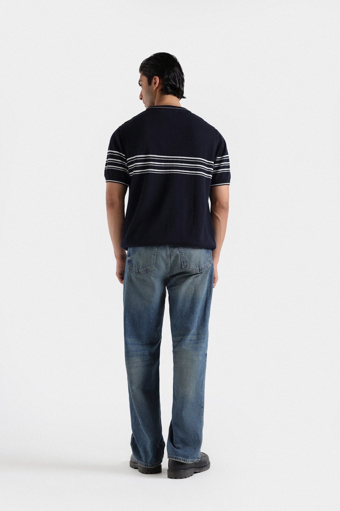 Striped Knitted T-Shirt