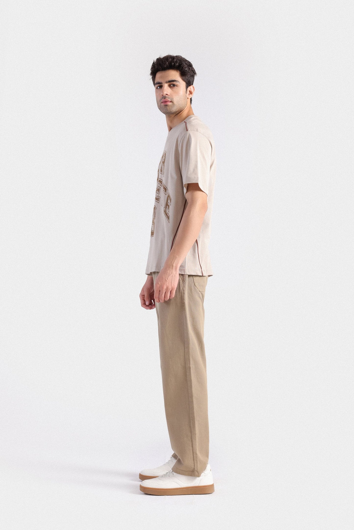 Raglan Slogan T-shirt