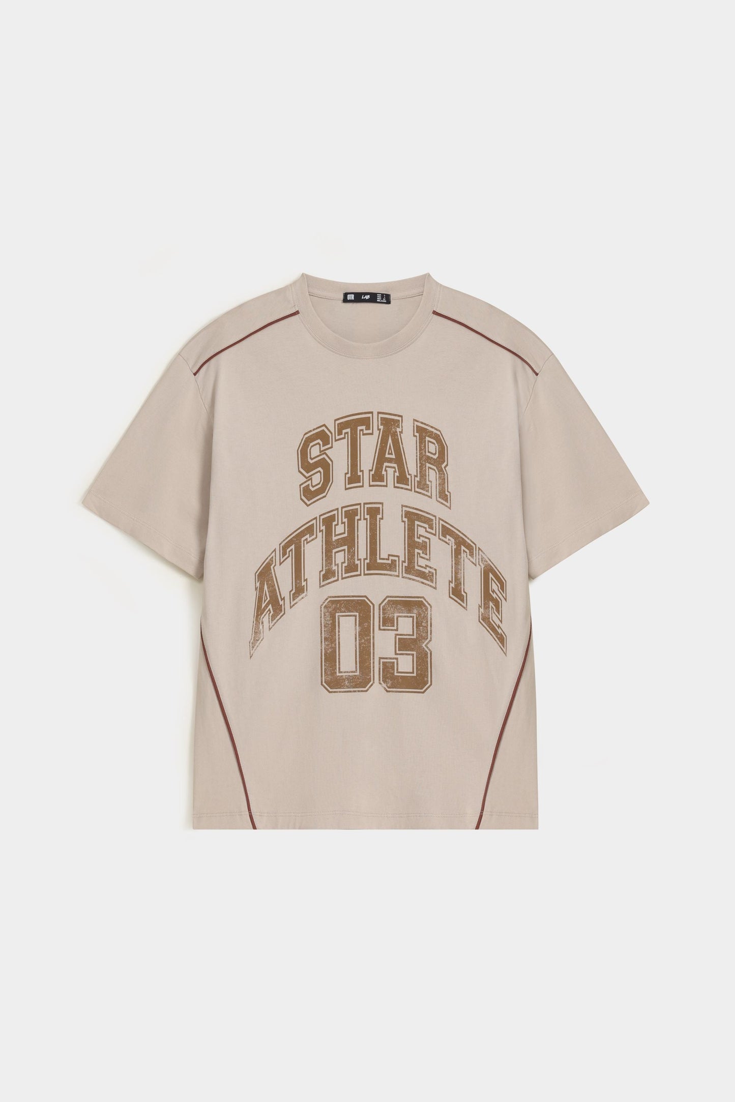 Raglan Slogan T-shirt