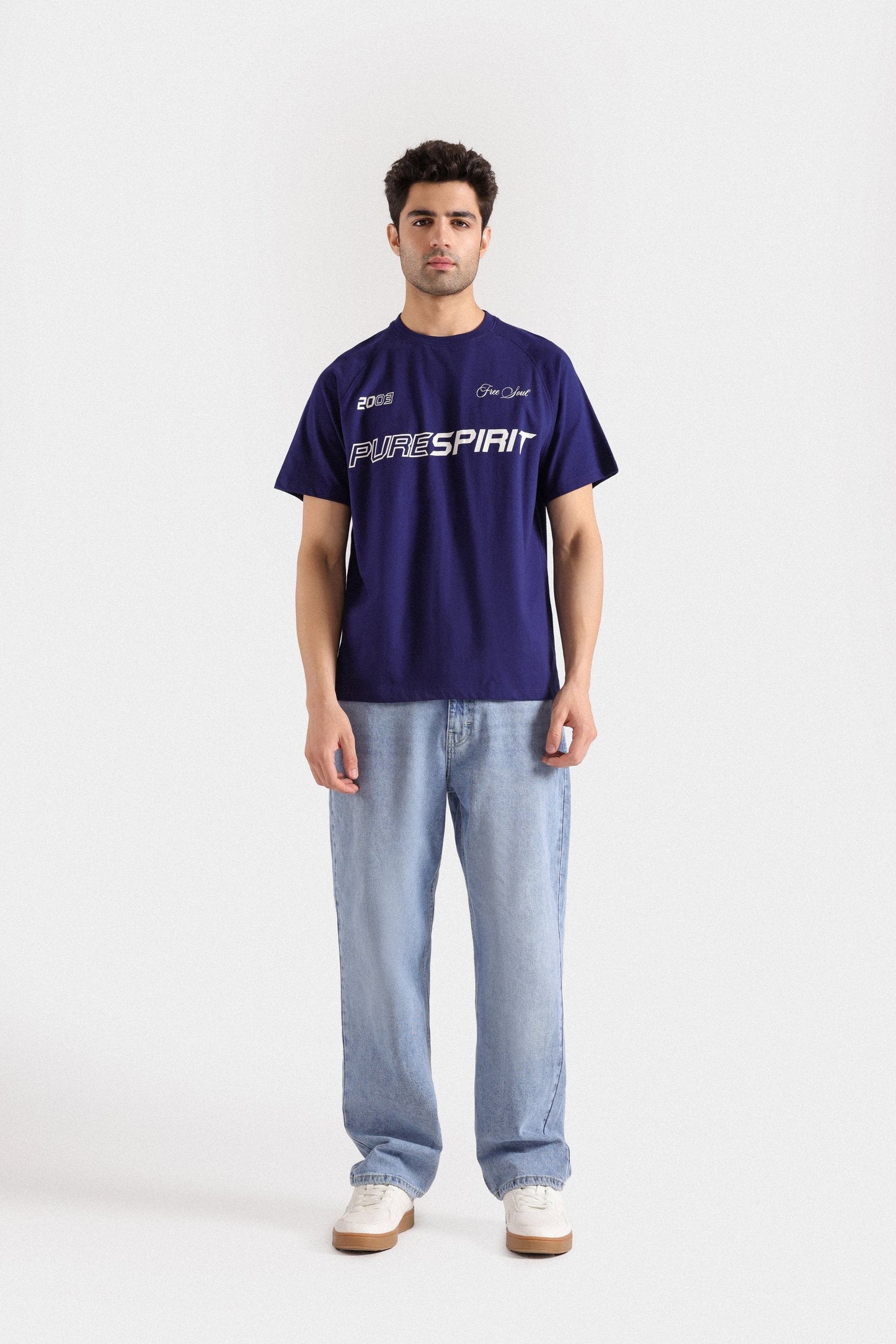 Raglan Slogan T-Shirt