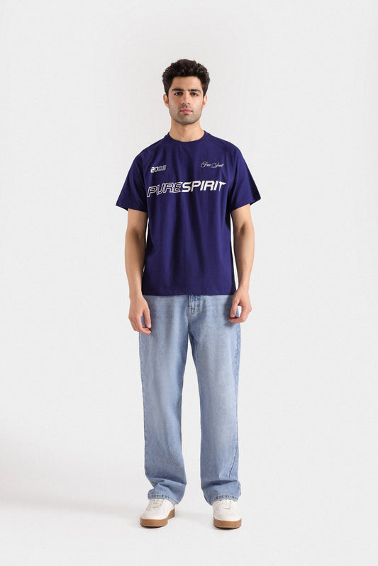 Raglan Slogan T-Shirt