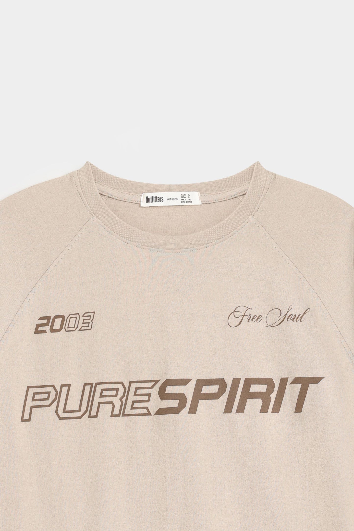 Raglan Slogan T-Shirt