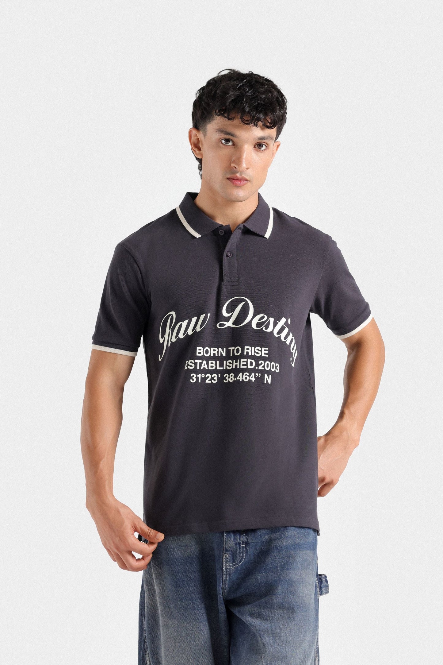 Slogan Polo Shirt