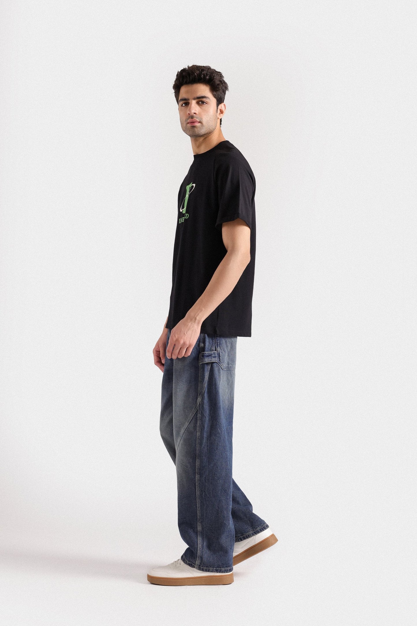 Raglan Slogan T-shirt